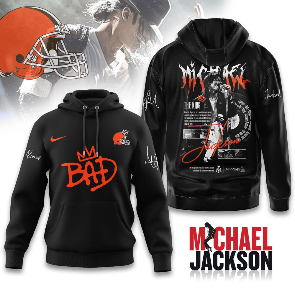 Cleveland Browns | Premium NFL Michael Jackson Fan Hoodie