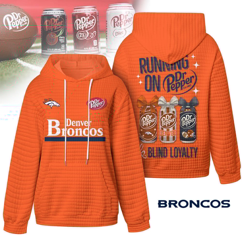 Denver Broncos | Premium NFL Dr.Pepper Waffle Hoodie