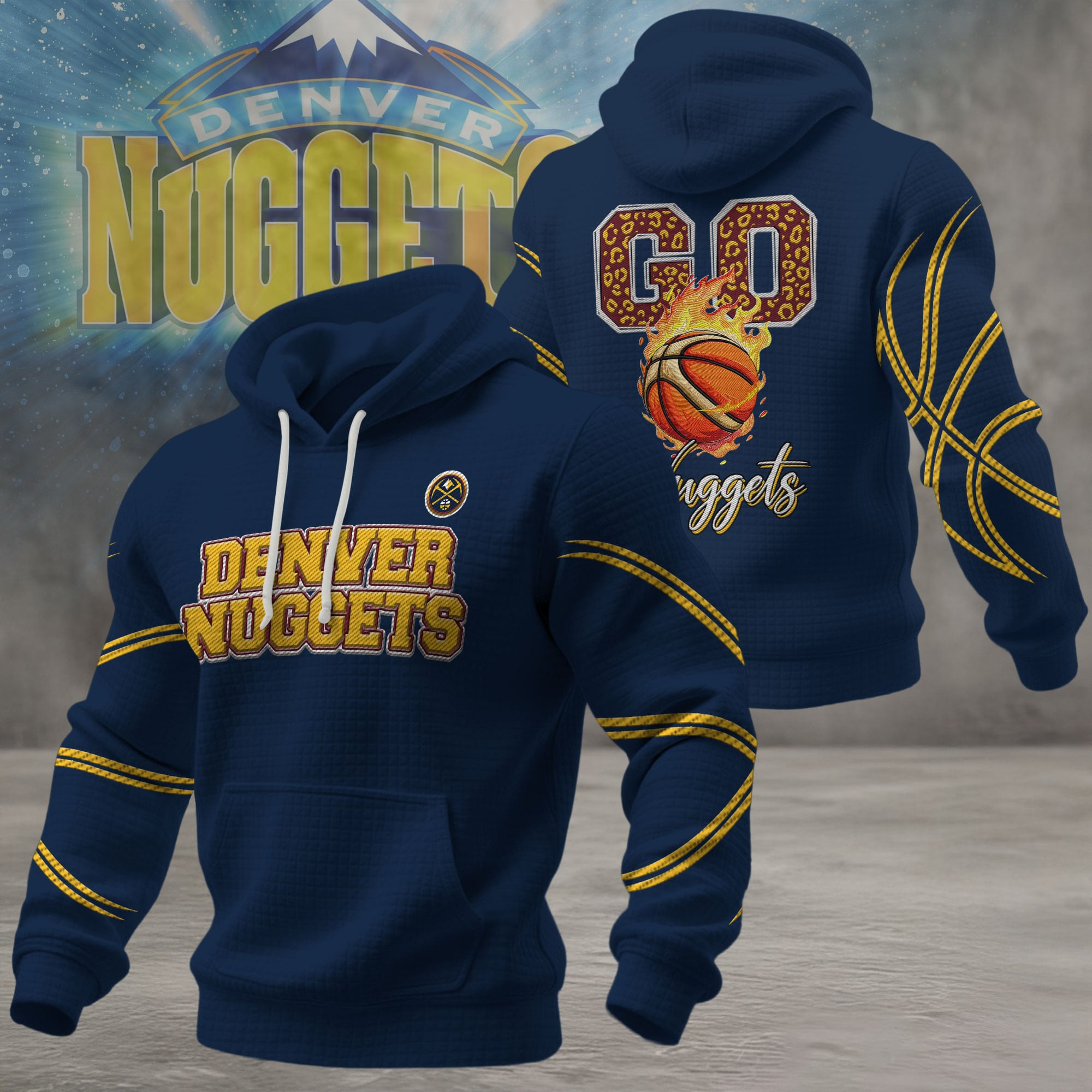 Denver Nuggets | Premium NBA Fan Waffle Hoodie