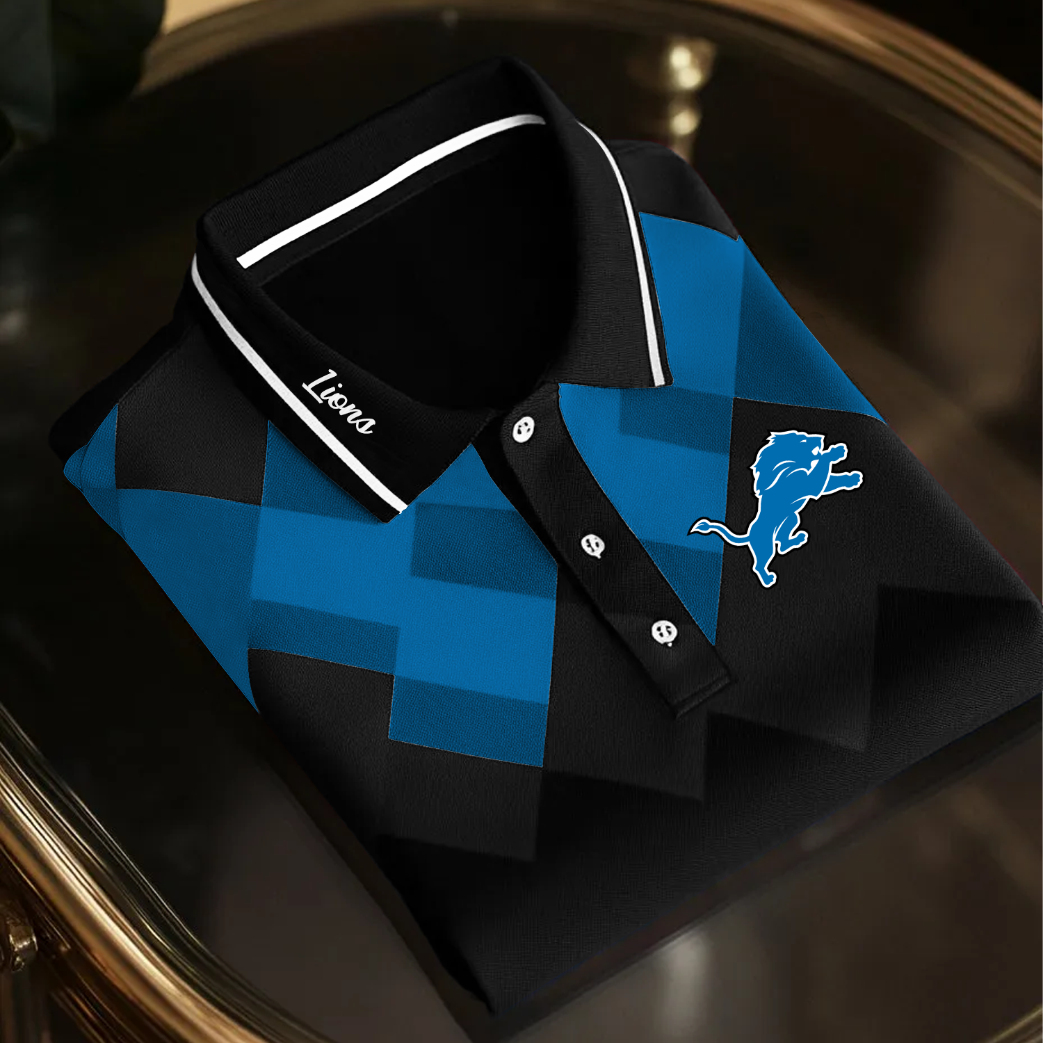 DET x NFL Polo Shirt NDT TANTD