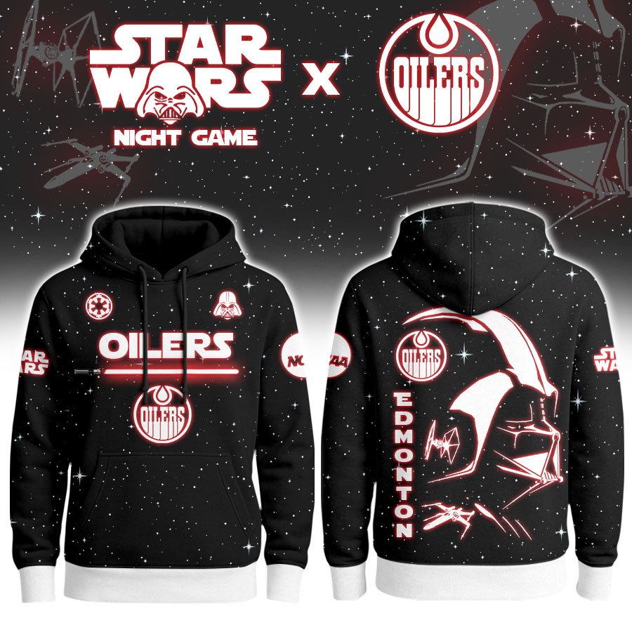 Edmonton Oilers | Premium NHL x Star War Night Game Limited Editions Hoodie