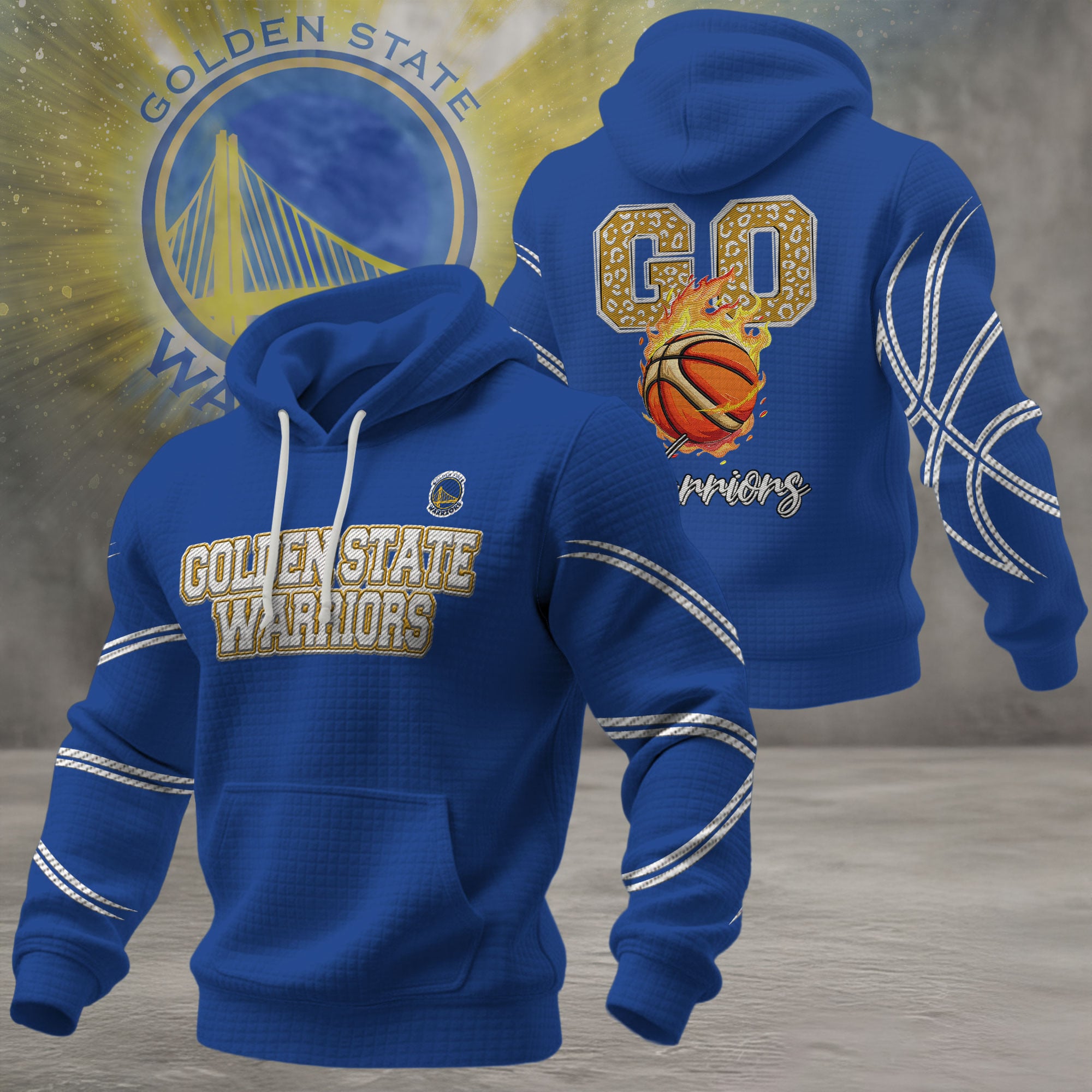 Golden State Warriors | Premium NBA Fan Waffle Hoodie