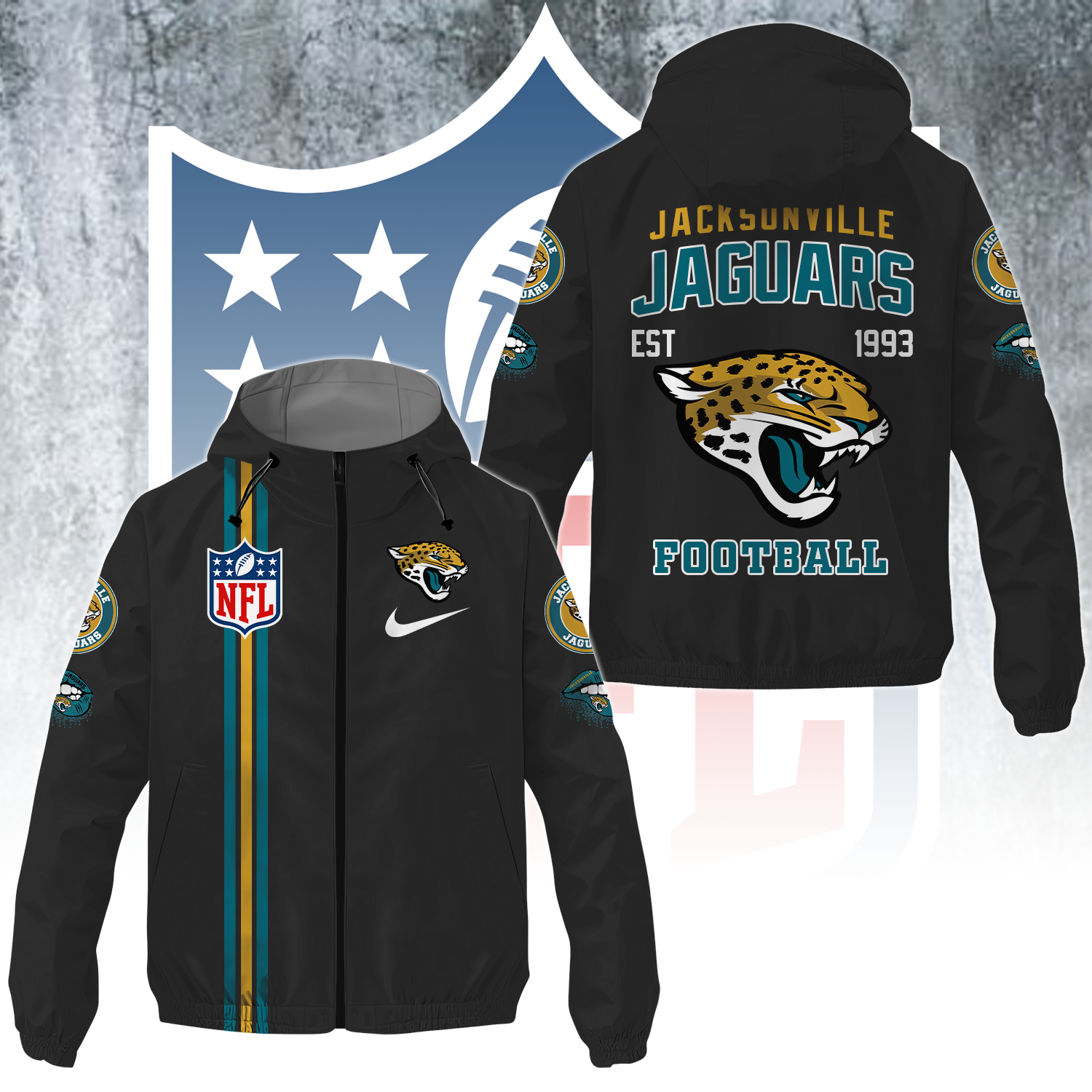 JAC x NFL Windbreaker Jacket DATND TANTD