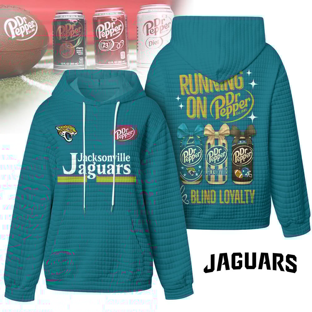 Jacksonville Jaguars | Premium NFL Dr.Pepper Waffle Hoodie