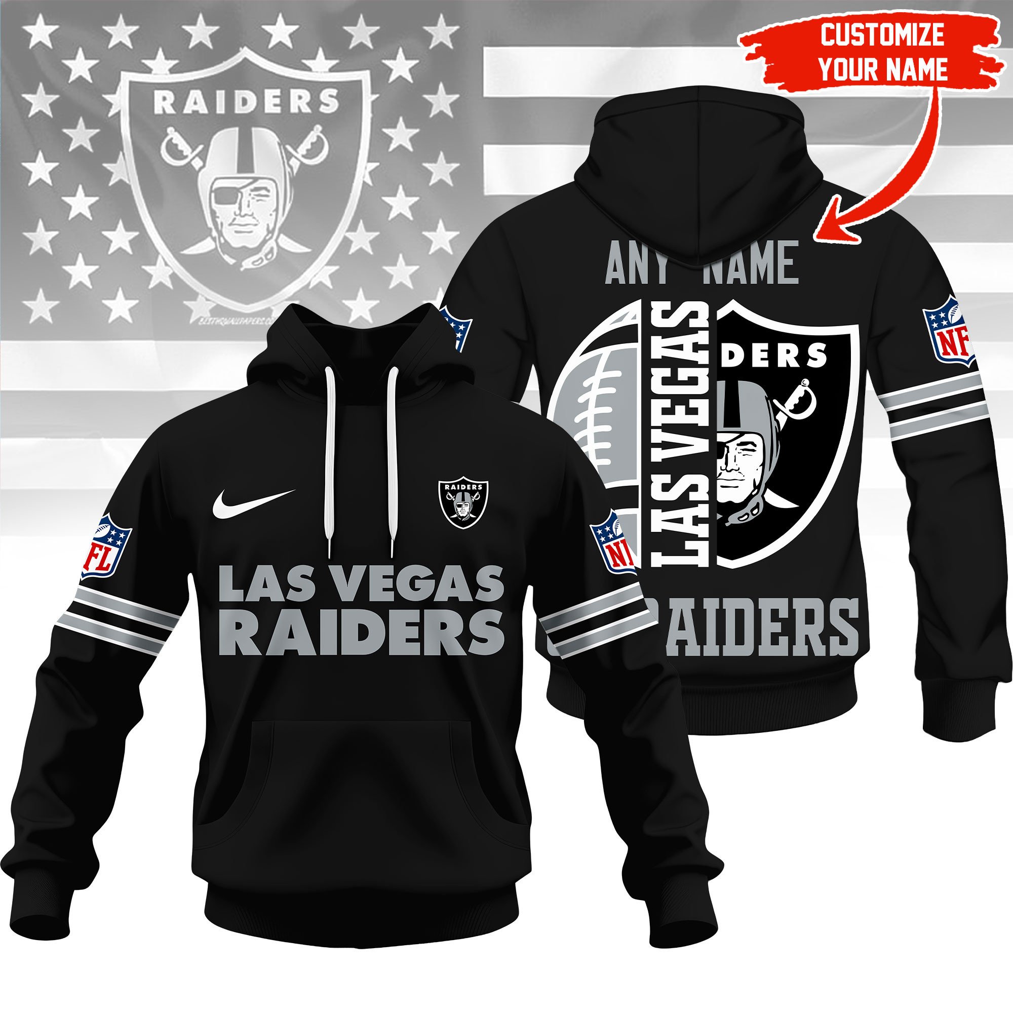 Las Vegas Raiders | Premium NFL Fan Hoodie