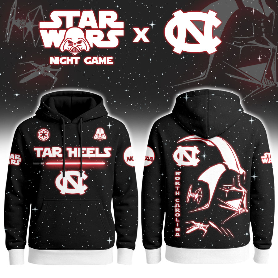 North Carolina Tar Heels | Premium NCAA x Star War Night Game Limited Editions Hoodie