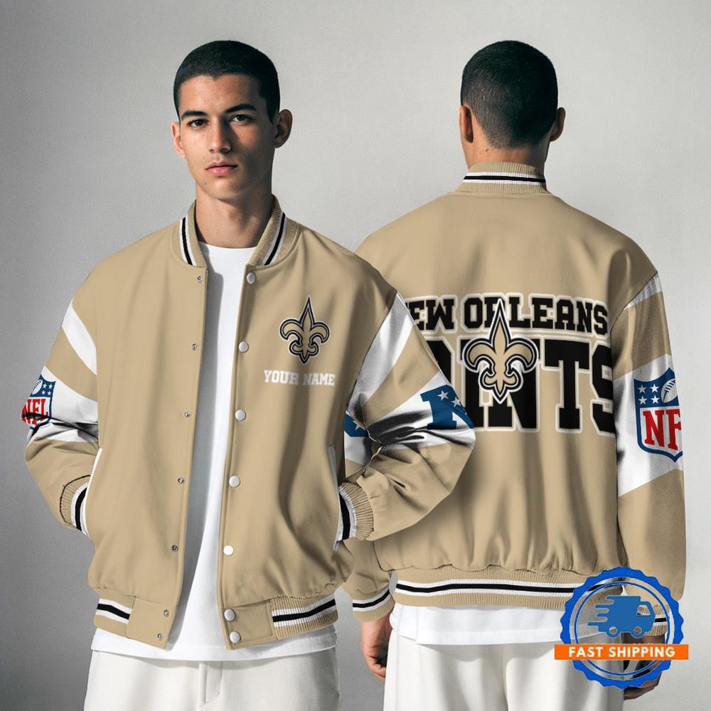 NOS NFL Varsity Jacket Custom Name For Fans DDT NTL