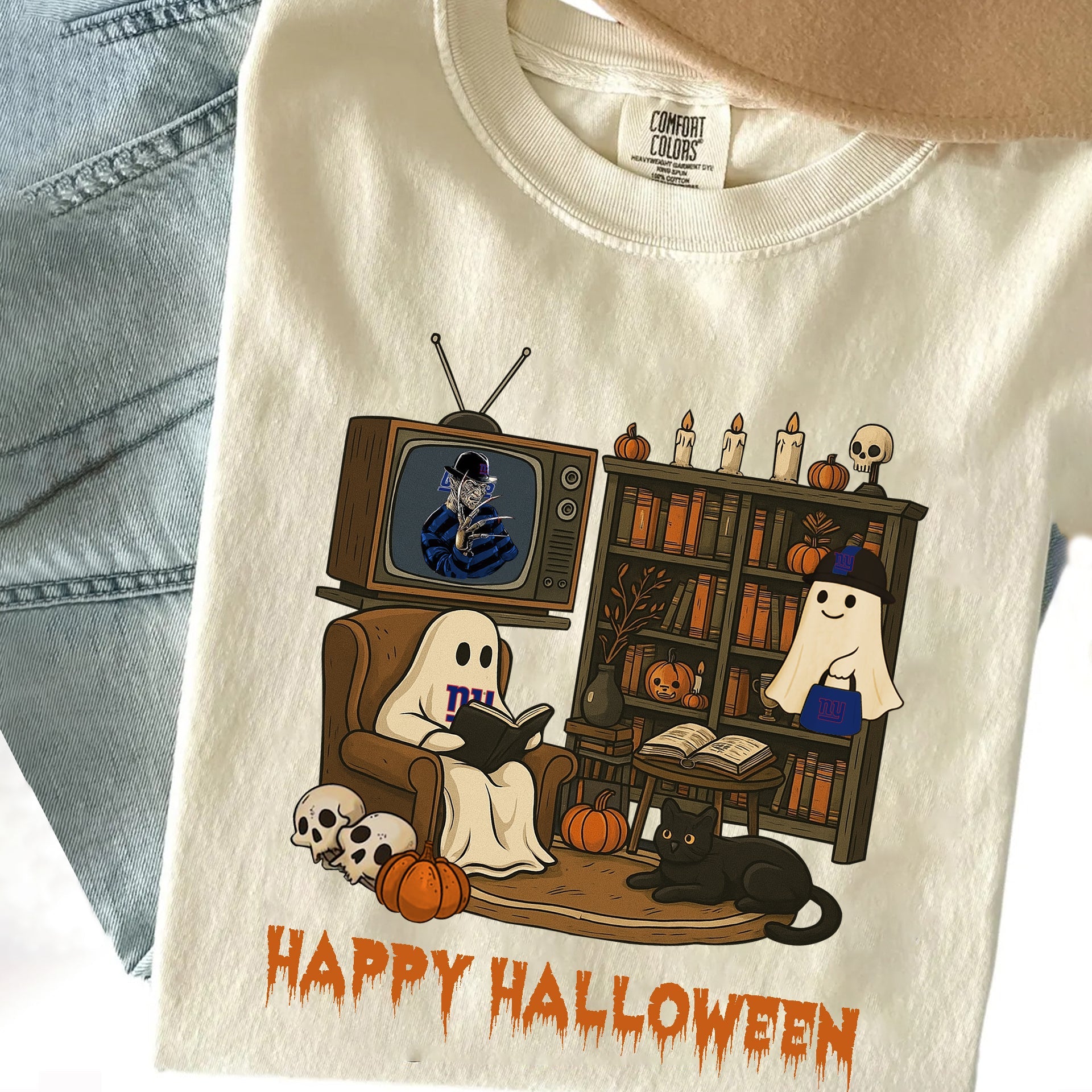 NYG Premium V3 Happy Halloween Shirt DDT CTND