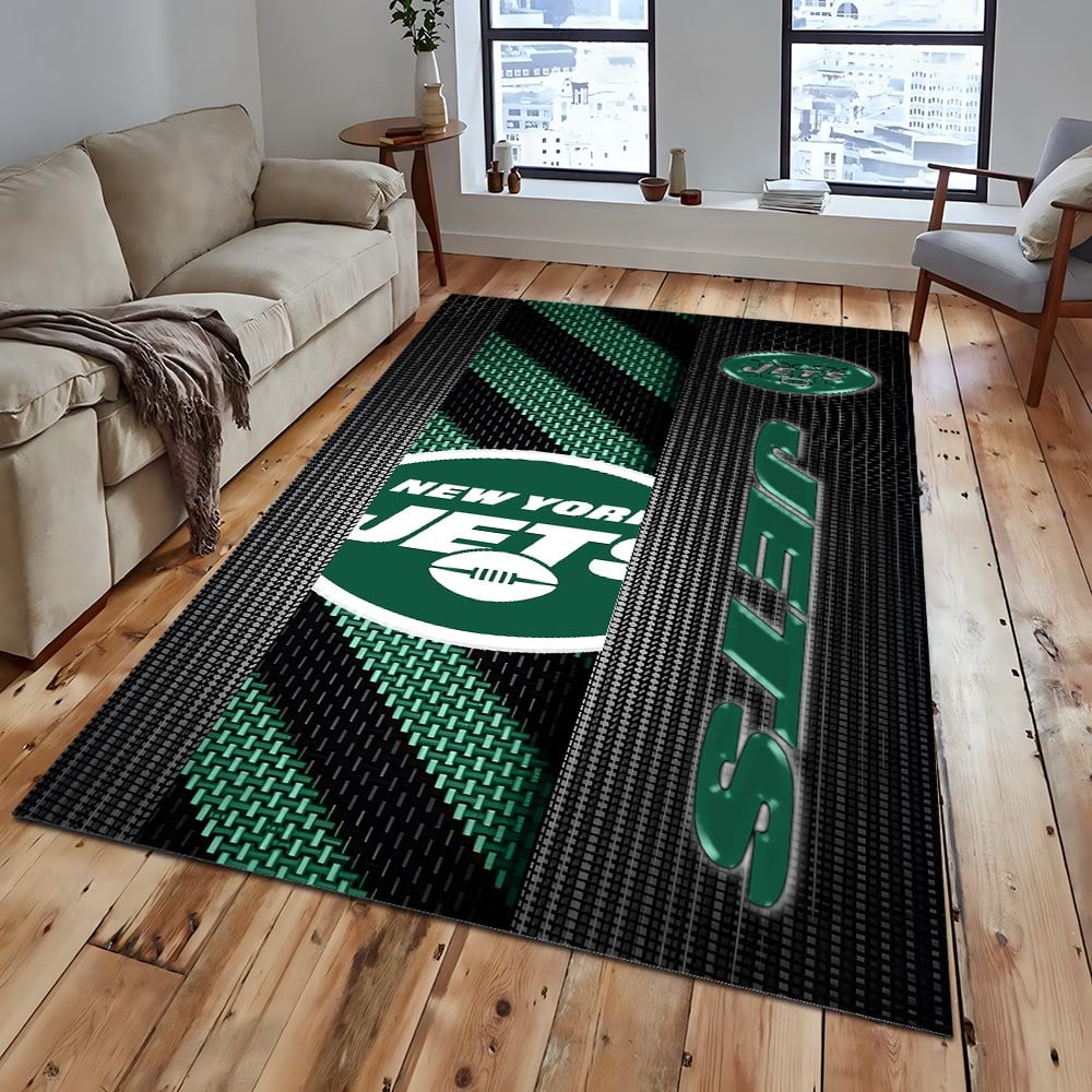 NYJ NFL Chic Armor Carpet Rug DDT NTL