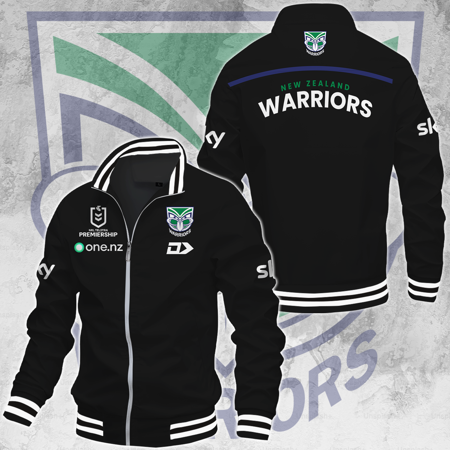 One NZ Warriors NRL 2025 Up The Wahs Limited Edition Casual Jacket TM NTA V178