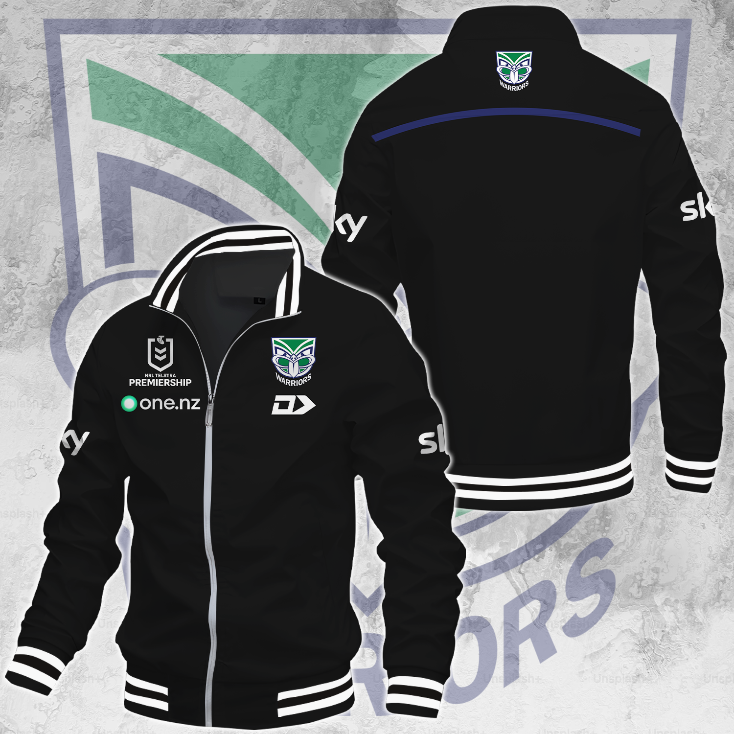 One NZ Warriors NRL 2025 Up The Wahs Limited Edition Casual Jacket TM NTA V179