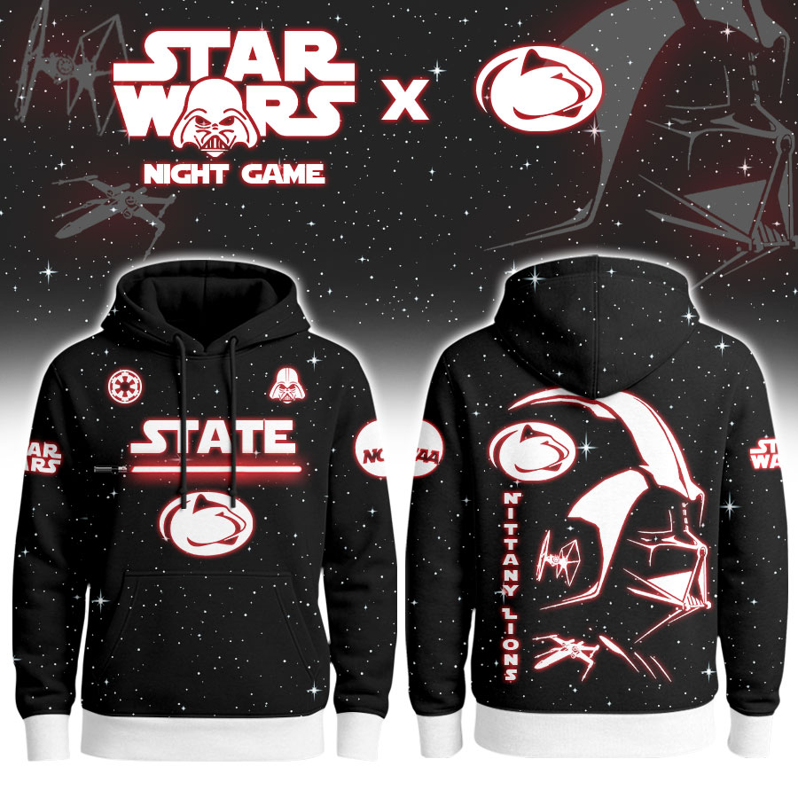 Penn State Nittany Lions | Premium NCAA x Star War Night Game Limited Editions Hoodie