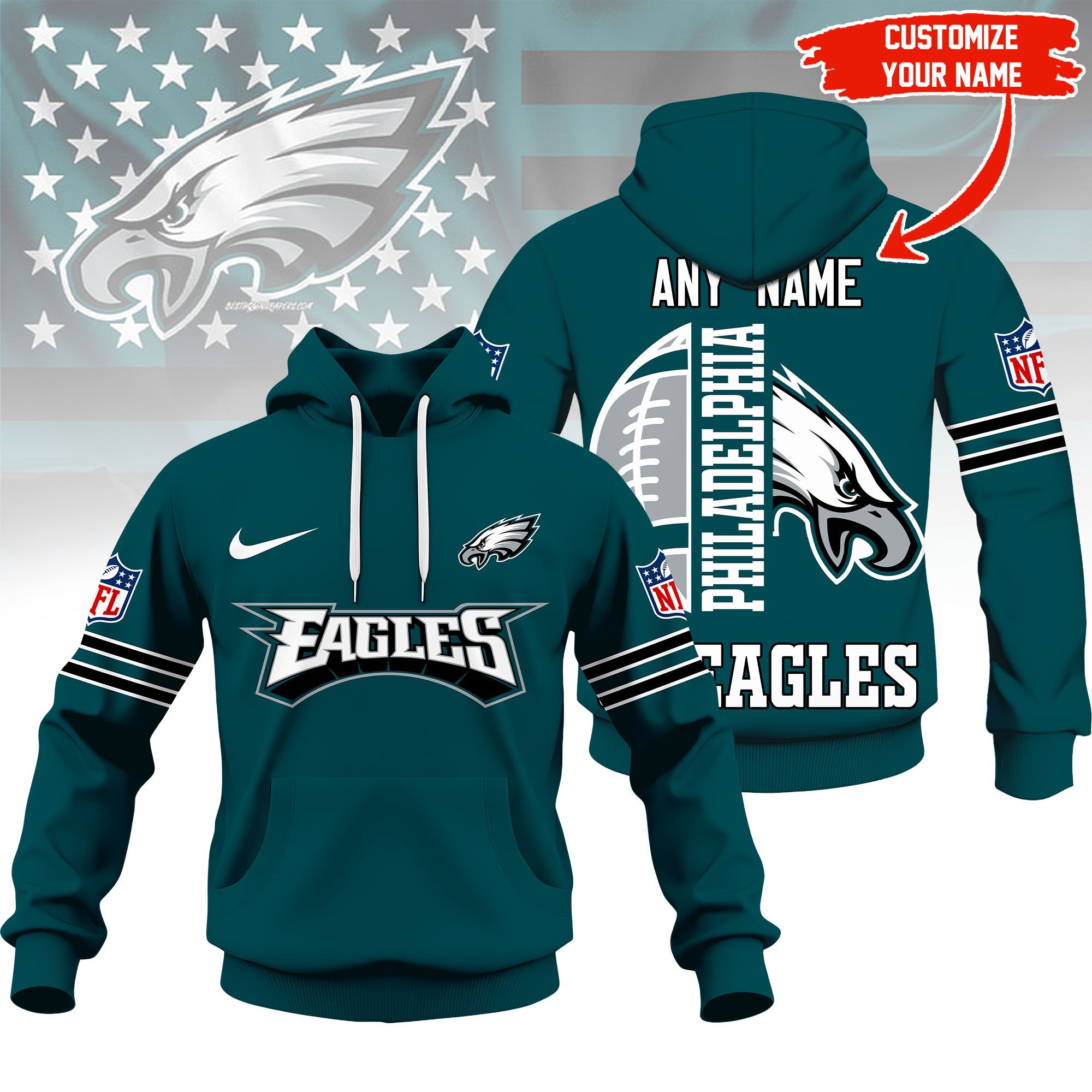 Philadelphia Eagles | Premium NFL Fan Hoodie