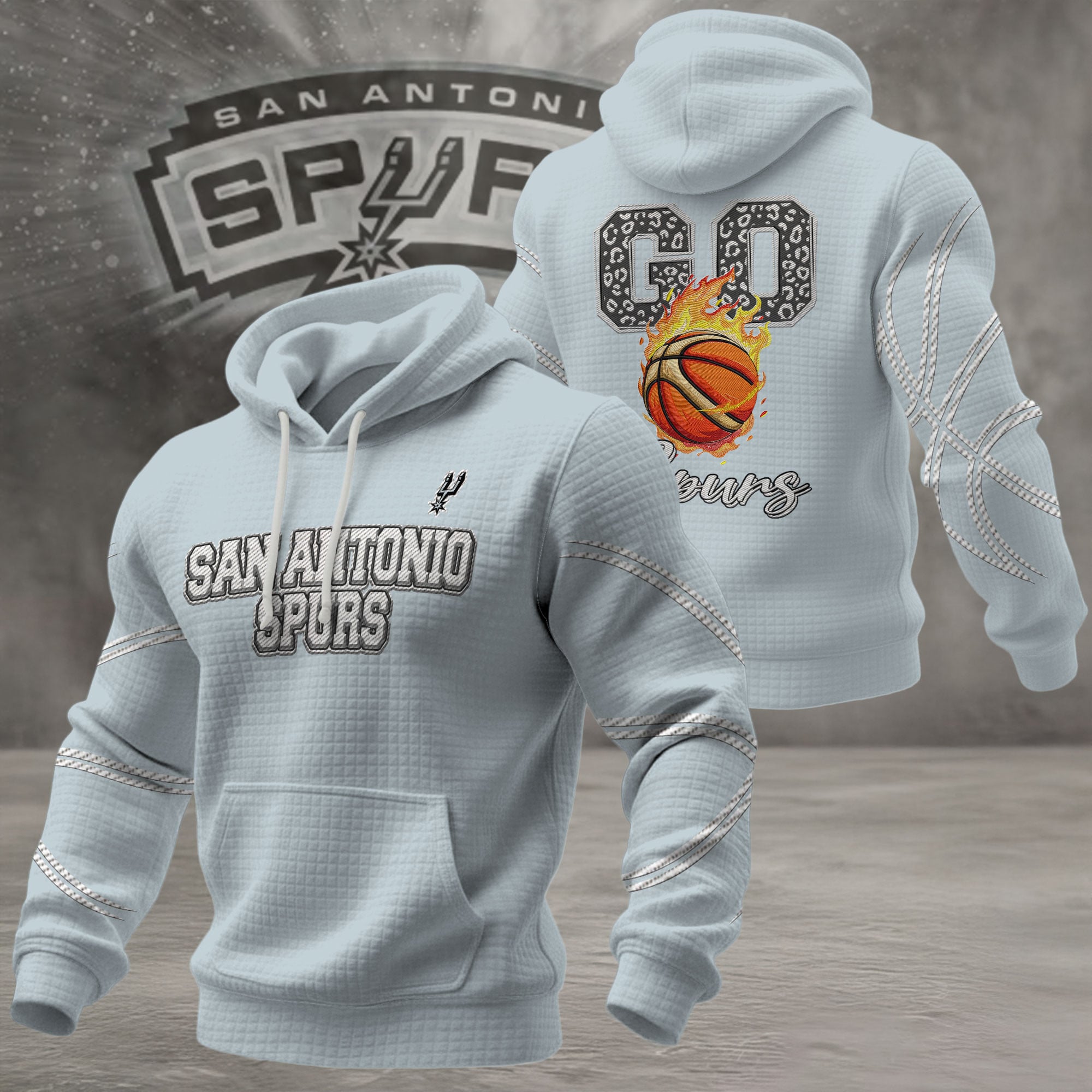 San Antonio Spurs | Premium NBA Fan Waffle Hoodie