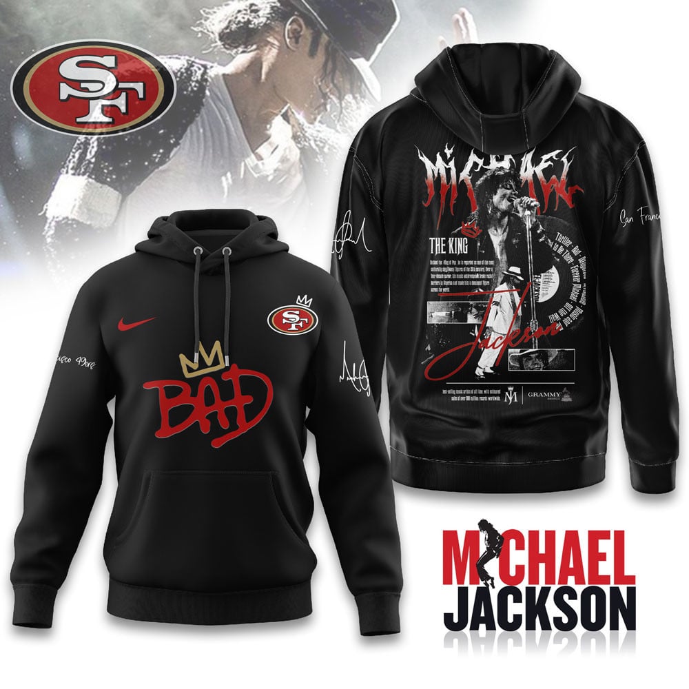 San Francisco 49ers | Premium NFL Michael Jackson Fan Hoodie