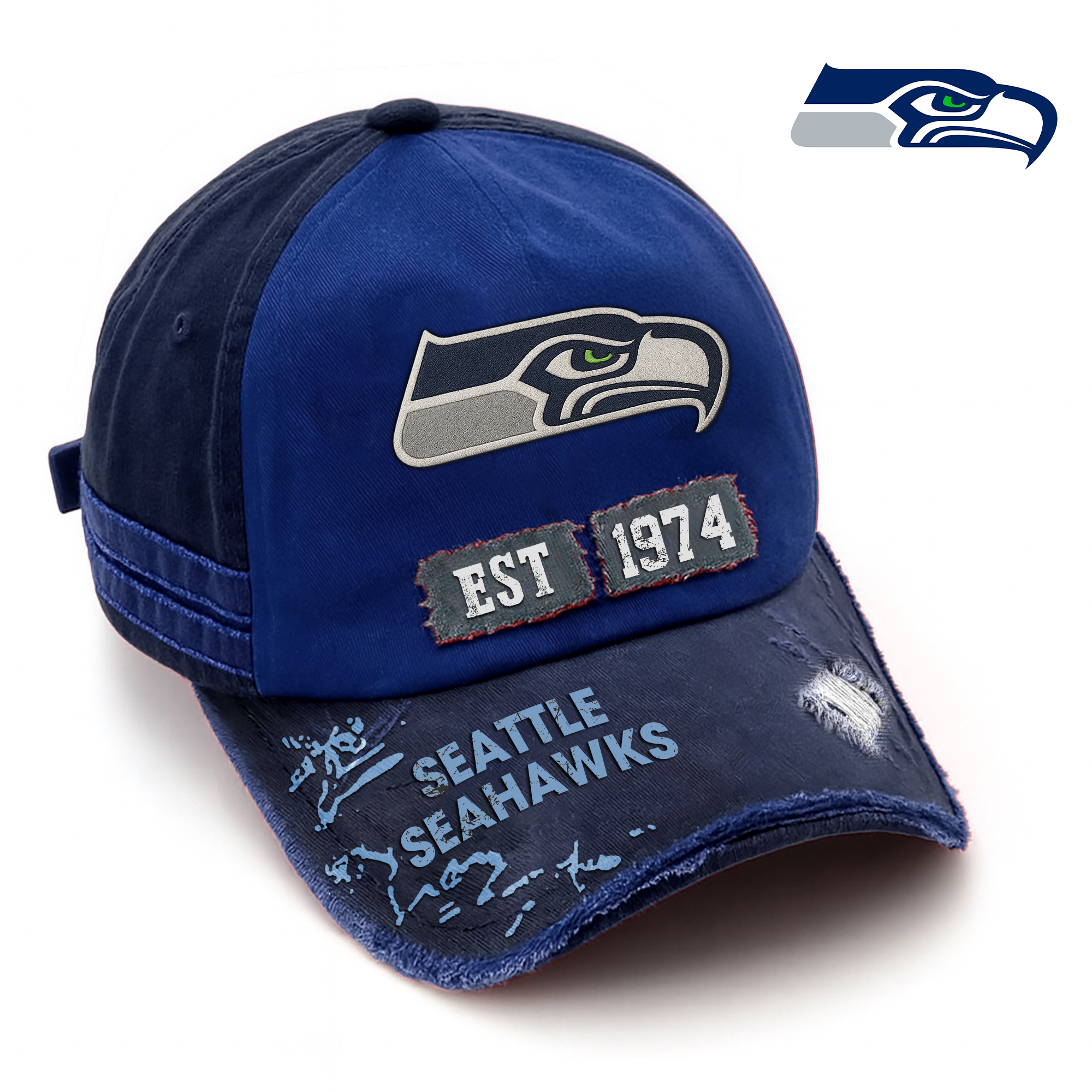 SEA Premium NFL Legacy Classic Cap DatND DVT