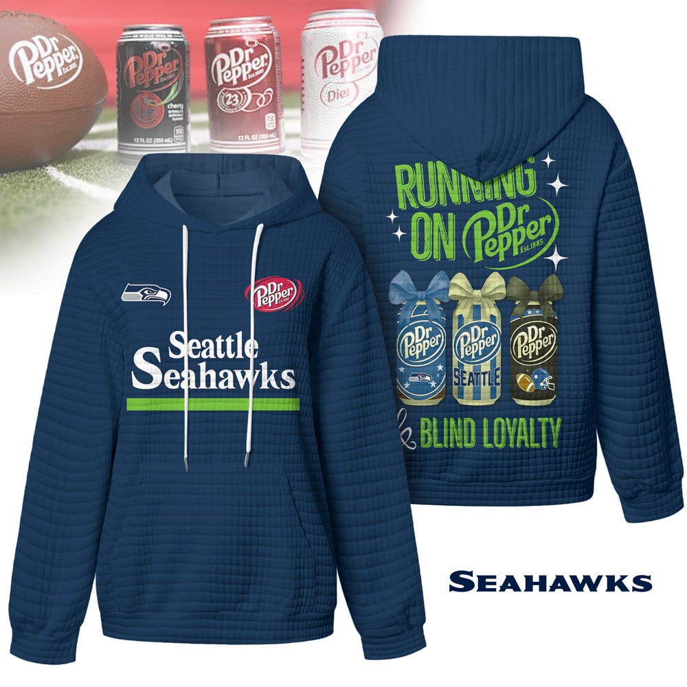 Seattle Seahawks | Premium NFL Dr.Pepper Waffle Hoodie