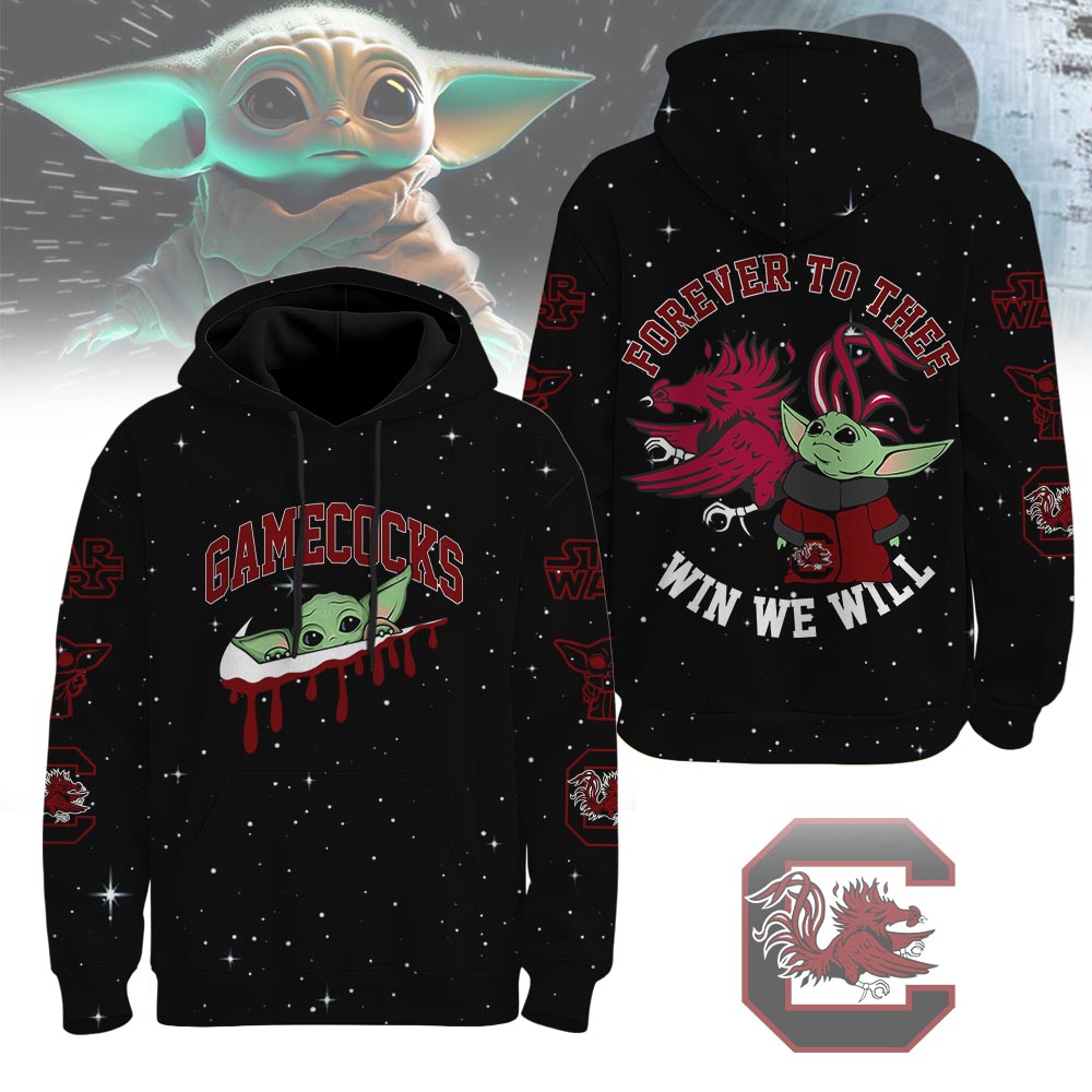 South Carolina Gamecocks | Premium NCAA Baby Yoda Hoodie