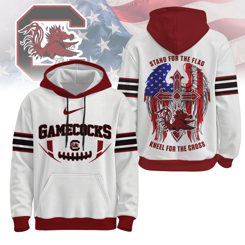 South Carolina Gamecocks | Premium NCAA Stand For The Flag Hoodie