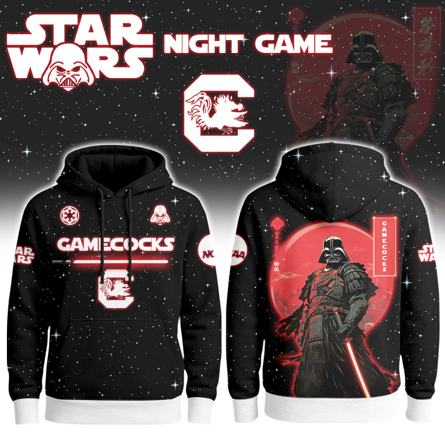 South Carolina Gamecocks | Premium NCAA x Night Game Red Moon Star War Limited Editions Hoodie