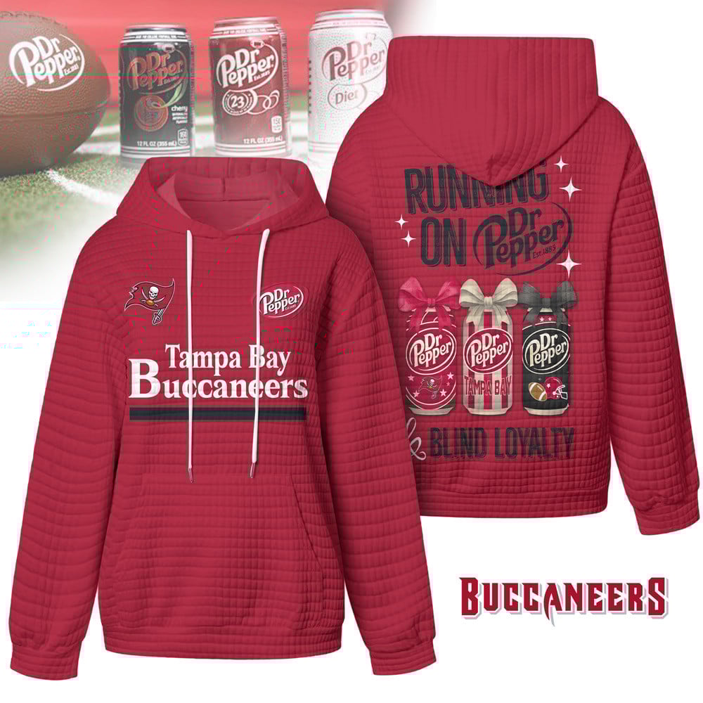 Tampa Bay Buccaneers | Premium NFL Dr.Pepper Waffle Hoodie