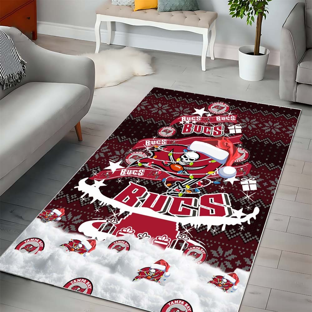 TBB NFL Chrismas Carpet Rug DDT NTL