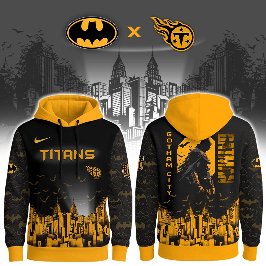 Tennessee Titans | Premium NFL Gotham City Hoodie