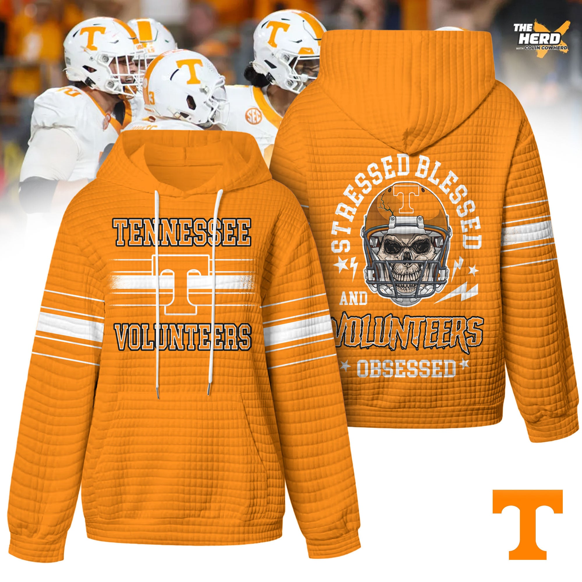 Tennessee Volunteers | Premium NCAA Obsessed Waffle Hoodie