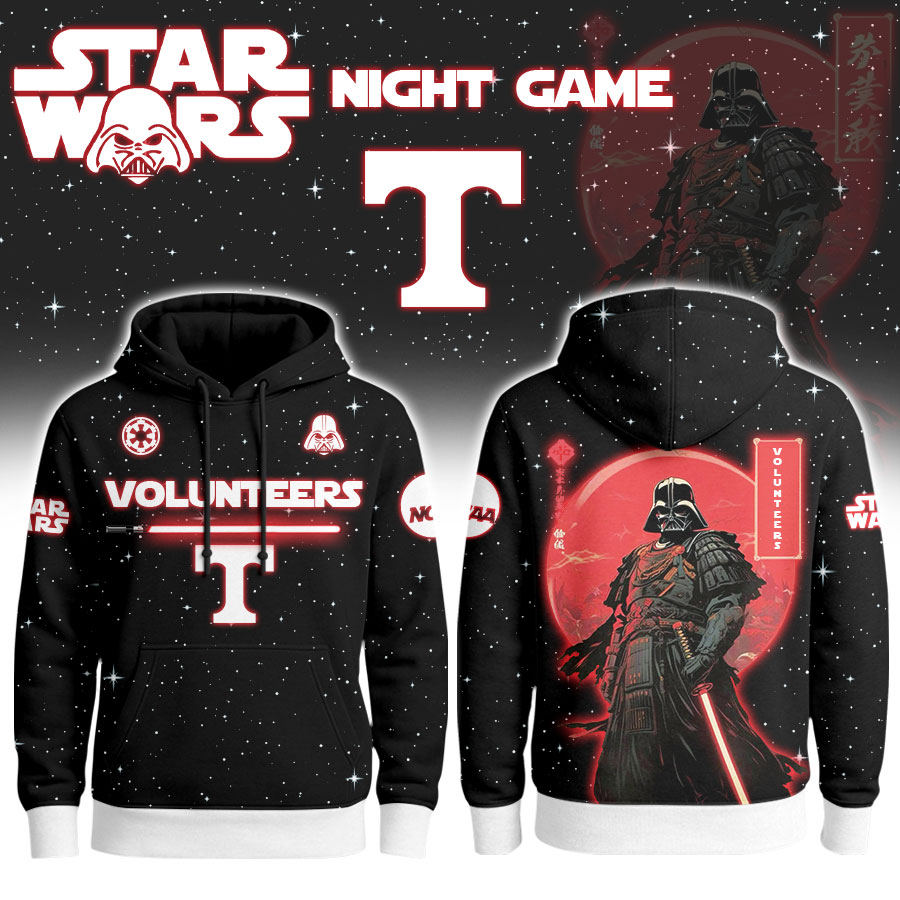 Tennessee Volunteers | Premium NCAA x Night Game Red Moon Star War Limited Editions Hoodie