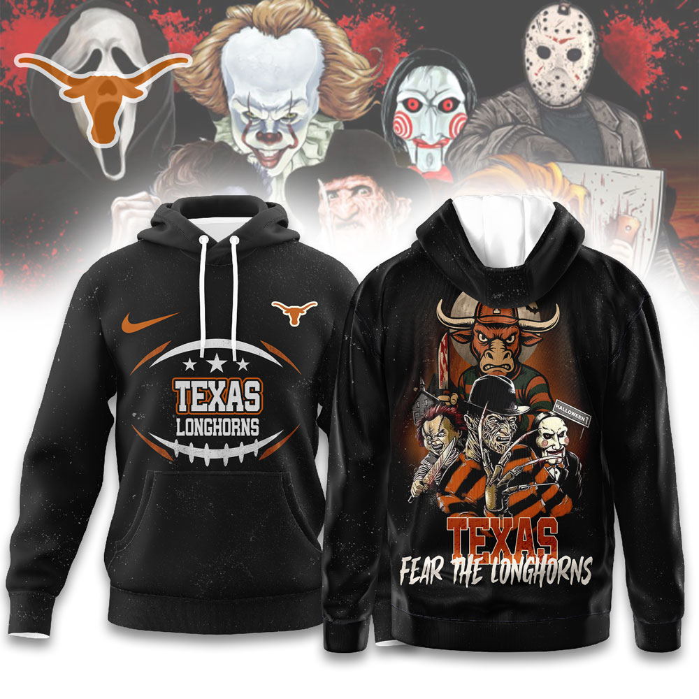 Texas Longhorns | Premium NCAA Horror Hoodie