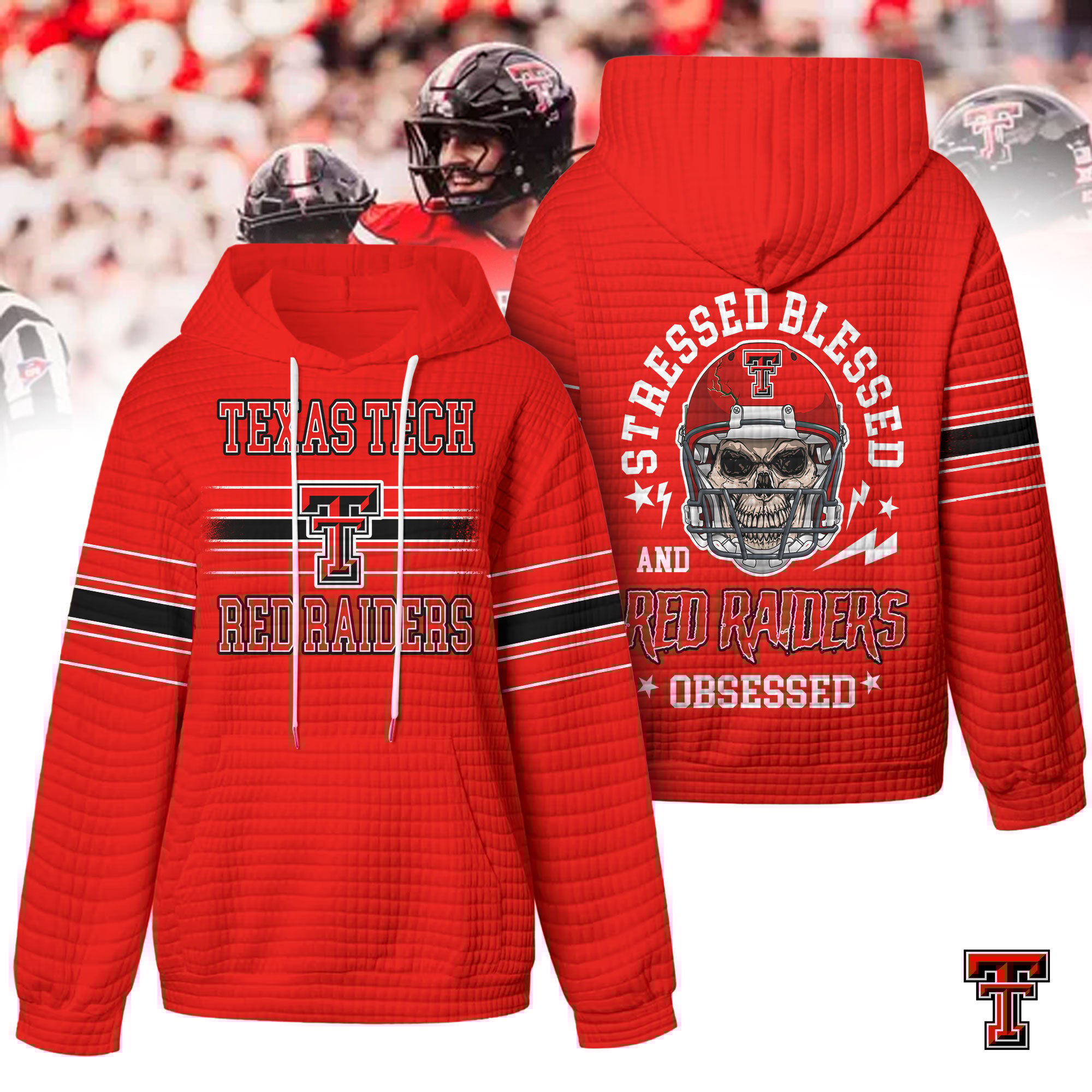 Texas Tech Red Raiders | Premium NCAA Obsessed Waffle Hoodie