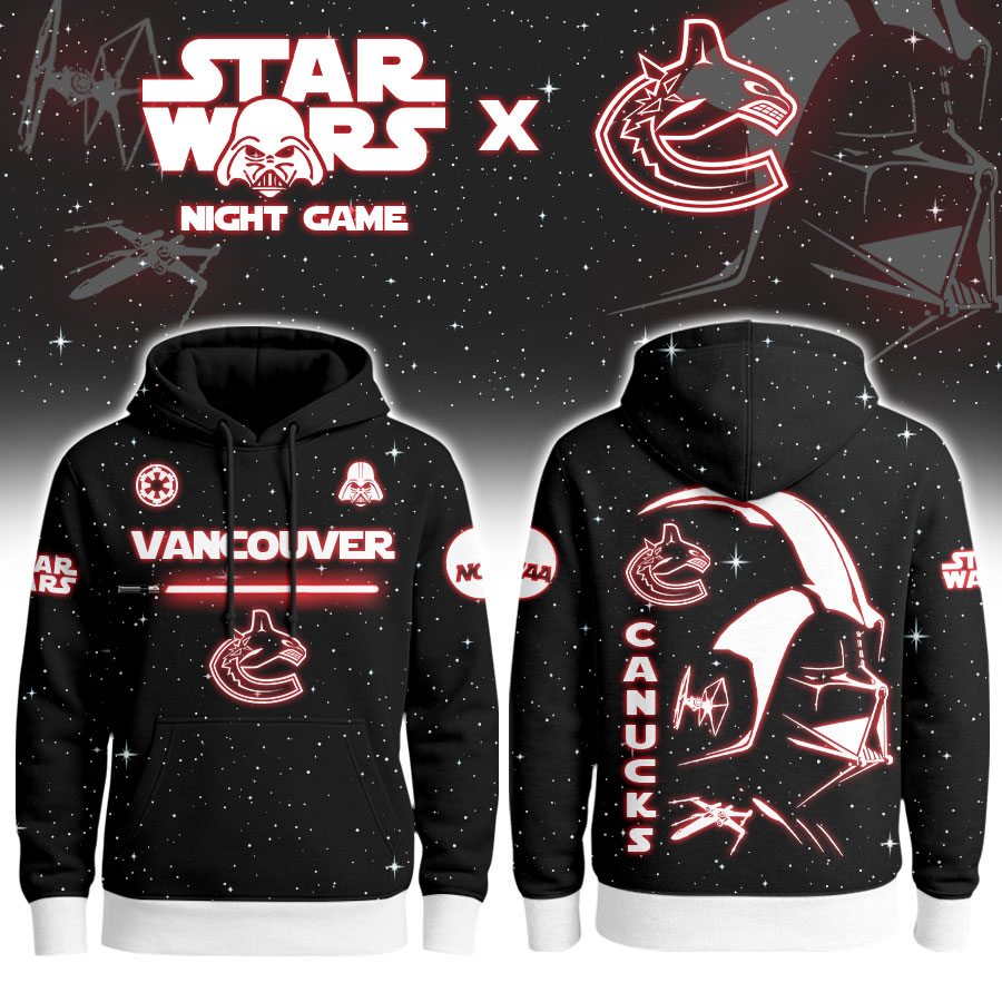 Vancouver Canucks | Premium NHL x Star War Night Game Limited Editions Hoodie