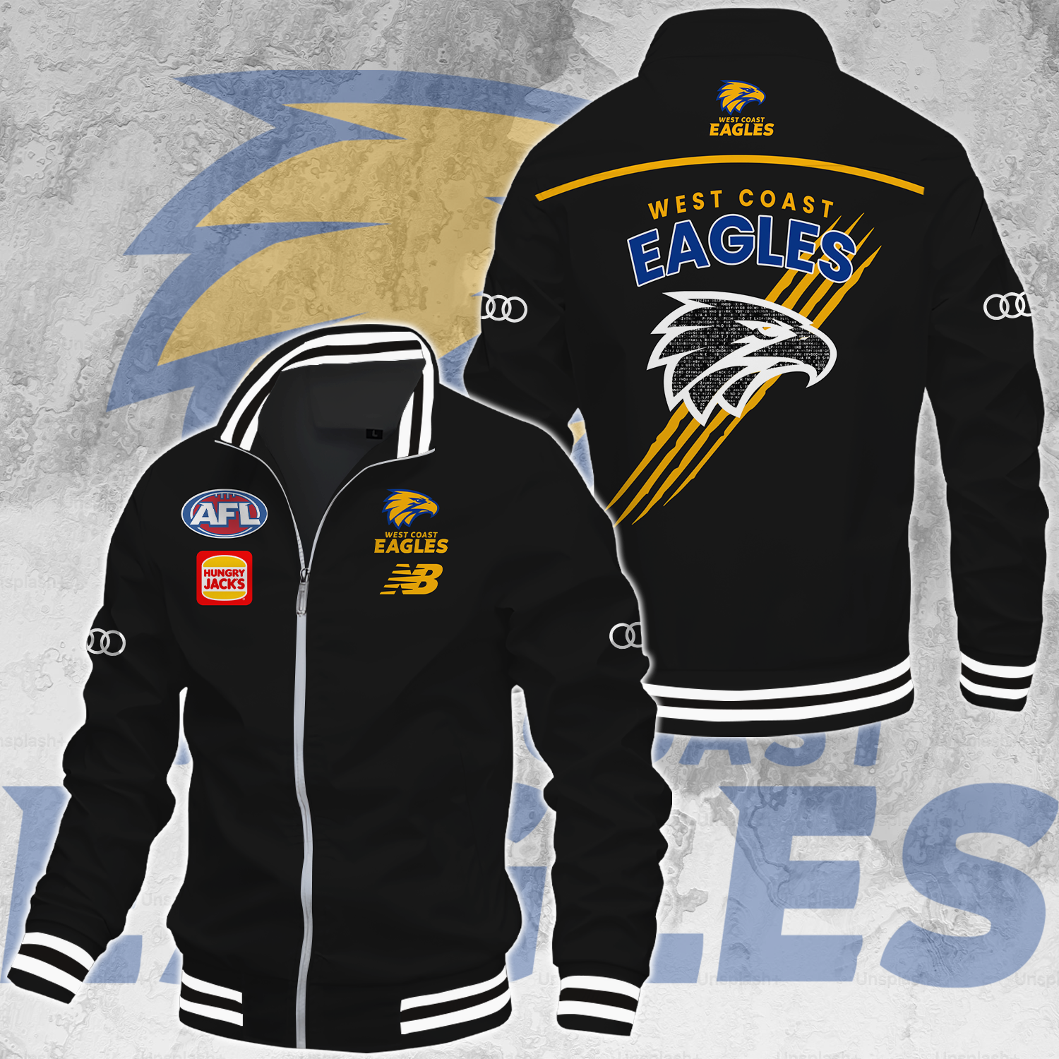 West Coast Eagles AFL 2025 Limited Edition Casual Jacket TM NTA V33