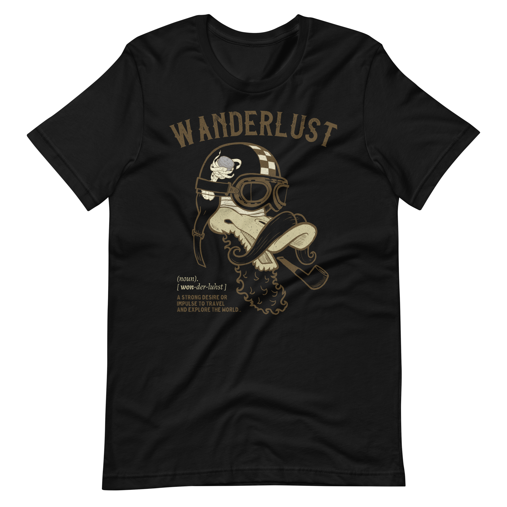 Wanderlust Motorcycle T-shirt Tourer Biker Journey Shirt
